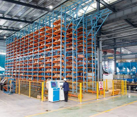 Unmanned warehouse intelligent control stereoscopic storage system