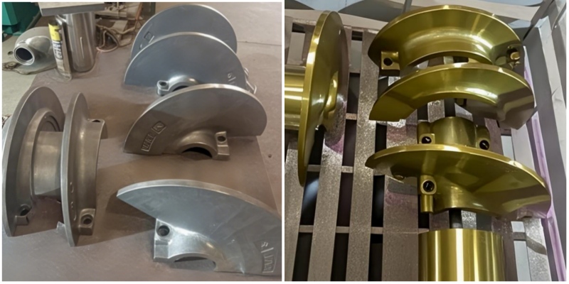 Wear-Resistant Spiral Blades